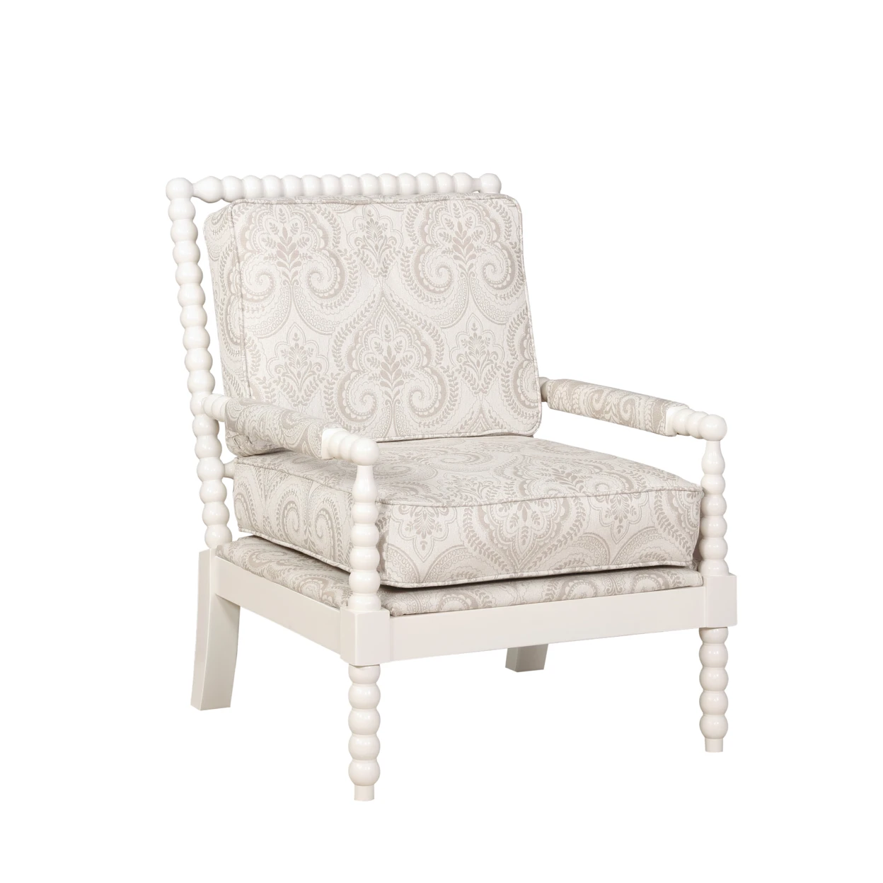 Sussex Beige Spindal Wood Frame Chair | Мебель
