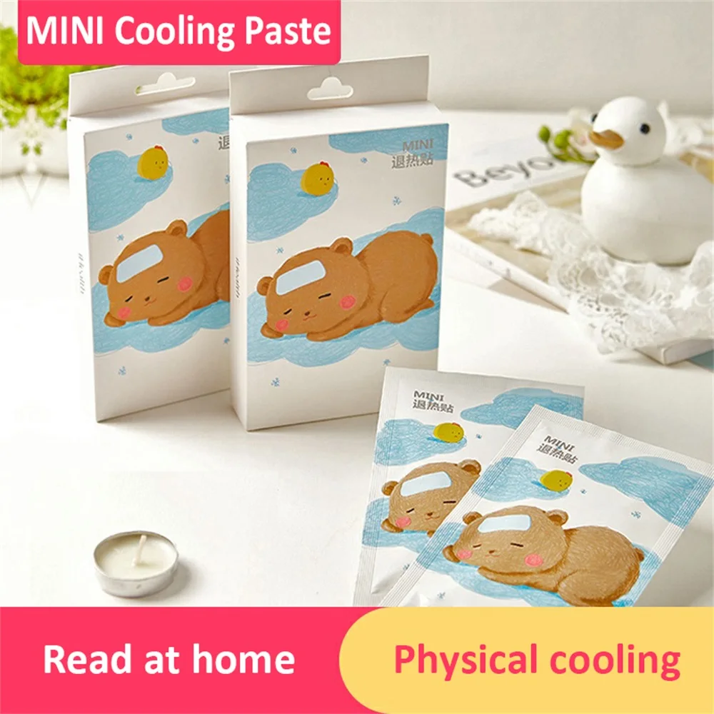 

iHealth Mini Antipyretic Fever Baby Fever Cooling Paste Health Care Cooling Gel Patch Pain Relief Pad Cooling Sticker for babies