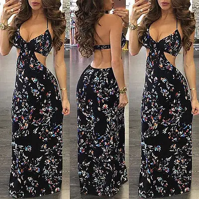 long floral sundress