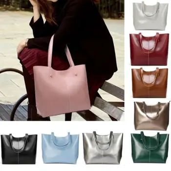 

Women Lady PU Leather Handbag Shoulder Bag Tote Purse Messenger Satchel Storage Bags