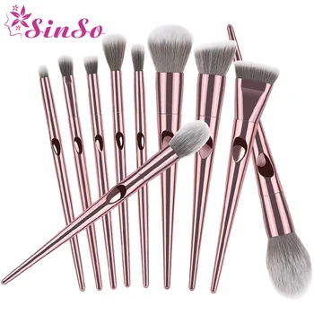 

SinSo 10PCS Professional Makeup Brushes Set High Quality Make Up Brushes Powder Foundation Blush Eyeshadow Cosmetic Brush Tool