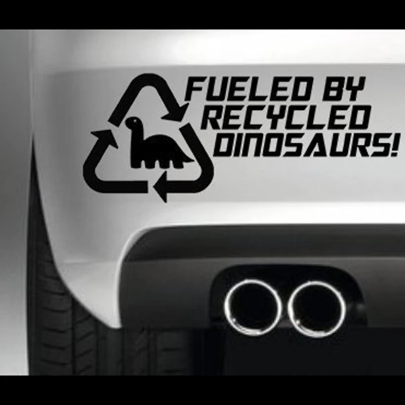 Fuelledによるリサイクル恐竜バンパーステッカーおかしいバンパーステッカー車バン4 4窓塗装デカールグラフィック Sticker Car Car Stickerbumper Car Stickers Aliexpress