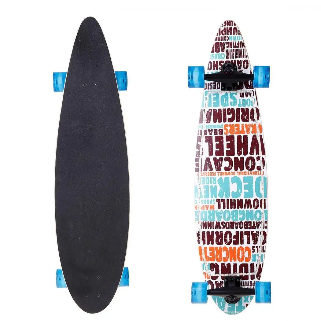 

Cruiser Skateboard Mini Plastic Skate Board Retro Longboard Graphic Galaxy Starry Printed Skate