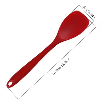 

Large Silicone With Core Spoon All-Purpose Silicone Heat-Resistant Spoon Spatula Kitchen Accessories Kitchen Tools