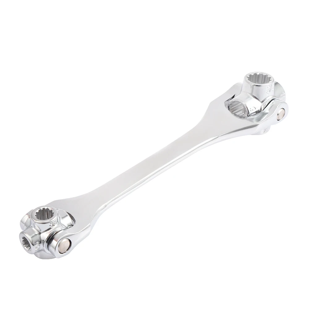 Universal Socket Sleeve Alloy Wrench 8 - 19mm Dual Head Repairing Tool Portable Hand Tools for Home 360-Degree Rotation | Инструменты