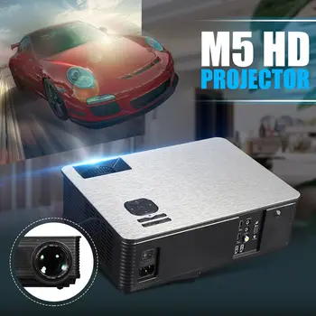 M5 LED Portable Projector 5.8 Inch LCD Projector 4500 Lumen 1280*800 Support 1080P TV Home Theater System M5 LED Portable Projector 5.8 Inch LCD Projector 4500 Lumen 1280*800 Support 1080P TV Home Theater System