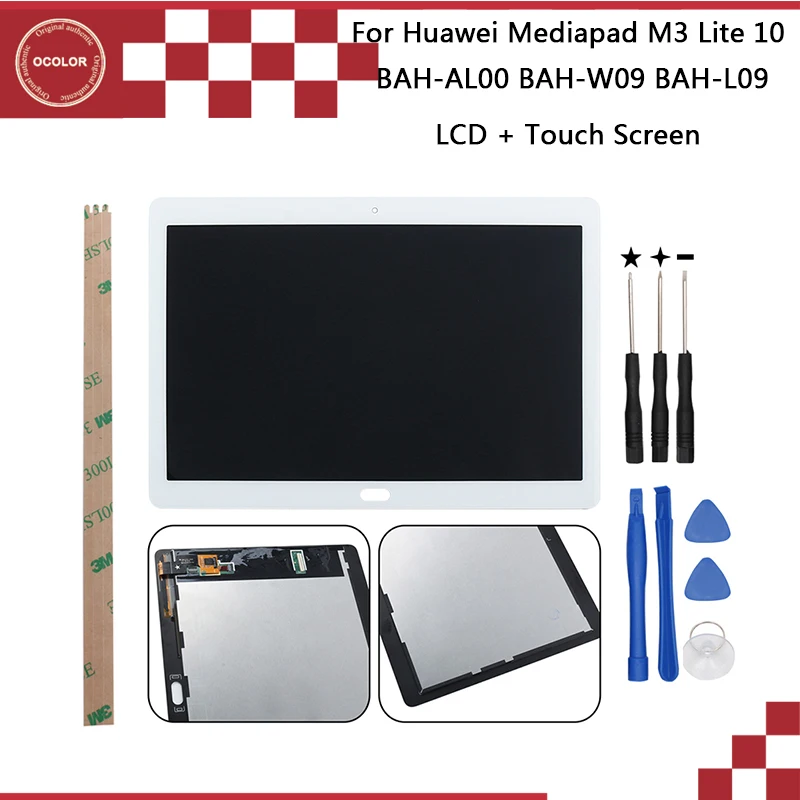 Ocolor для Huawei Mediapad M3 Lite ЖК дисплей + сенсорный экран ремонта 10 1 дюйма BAH AL00 с