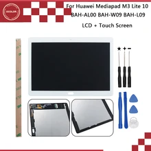 Ocolor Per Huawei Mediapad M3 Lite Display LCD + Touch di Riparazione Dello Schermo di 10.1 Per Huawei BAH AL00 BAH W09 BAH L09 + strumenti + Adesivo