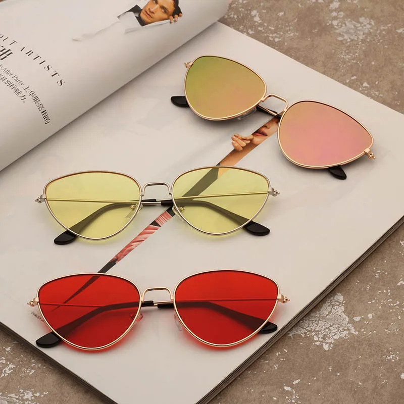 

Sunglasses Women Brand Designer Eye UV400 Driving Glasses Sunglasses Metal Eyewear Vintage Goggle