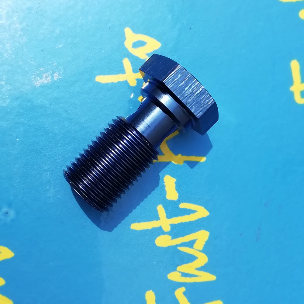 M16 p1.5 m16 * 1.5 m16 x 1.5 liga de alumínio banjo parafuso adaptador para 044 transmissão óleo refrigerador kits mangueira montagem-1