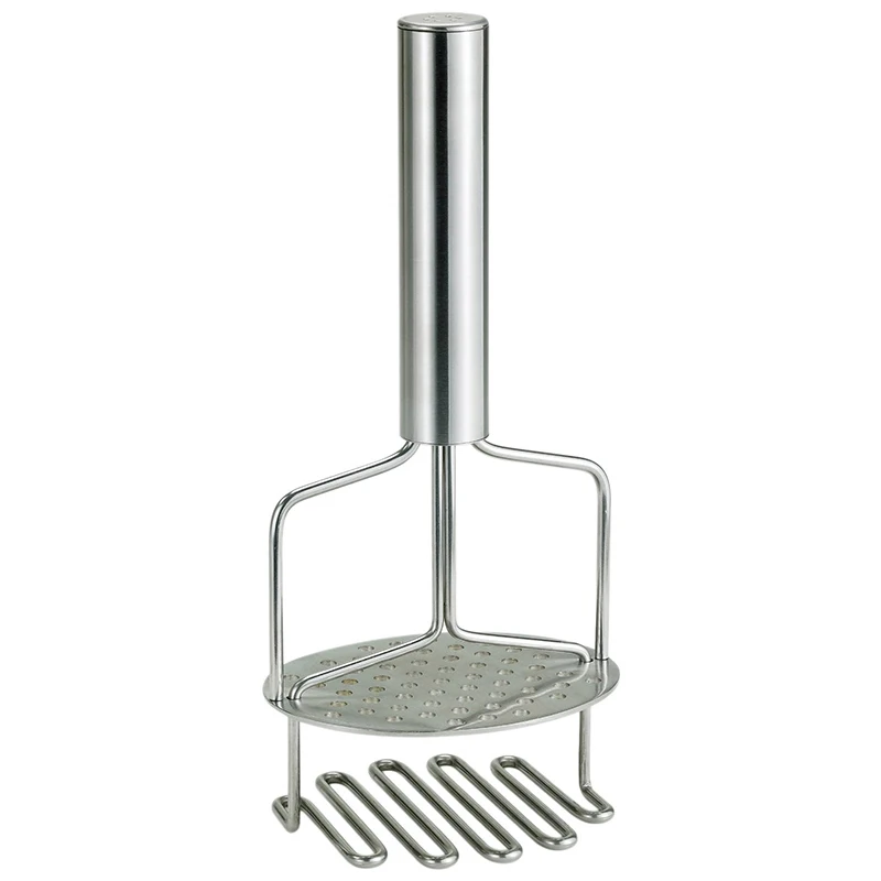 

Stainless Steel Pusher Potato Masher With Broad Mashing Plate For Smooth Mashed Potatoes Fruit Vegetable Tools Press Crusher