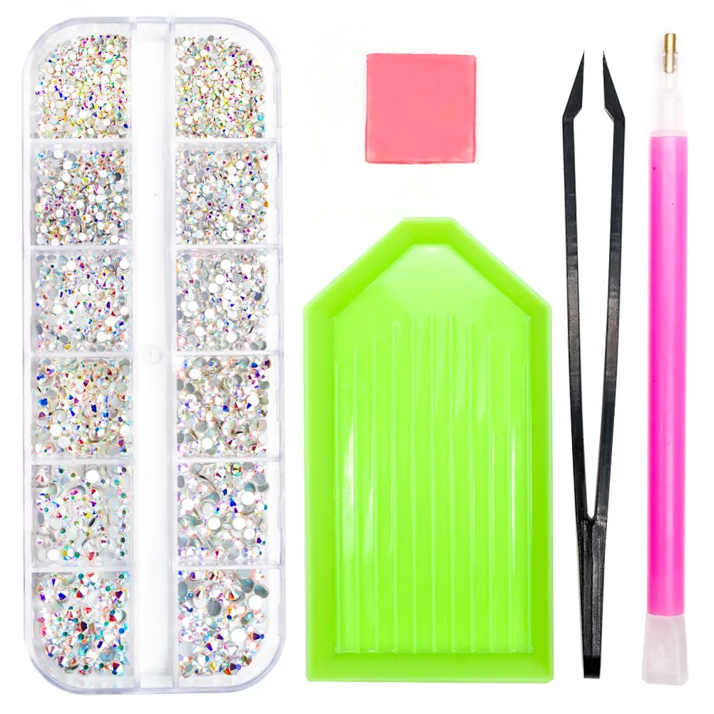 SS4-SS12 Crystals Nail Stone Gems Nails Diamonds Glass Strass Nail Art Decorations 1.5mm-3.5mm Stones for Nails Rhinestones SS4-SS12 Crystals Nail Stone Gems Nails Diamonds Glass Strass Nail Art Decorations 1.5mm-3.5mm Stones for Nails Rhinestones
