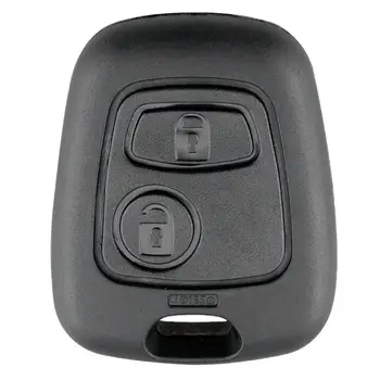 

2 Buttons Car Remote Auto Car Key Fob Auto Case Blank Key Shell for Peugeot 206 Car Key Shell