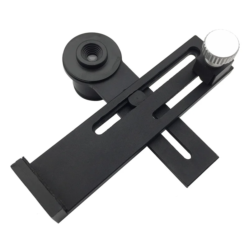Universal Mobile Phone Holder Adapter with 10X Eyepiece Phone Clip Connect with Stereo Microscope Take Send Save Photo Video