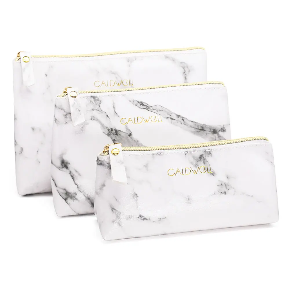 

2018 New Style Fashion Marble Multi-Function Purse Box Travel Makeup Cosmetic Bag Toiletry Colorful Print