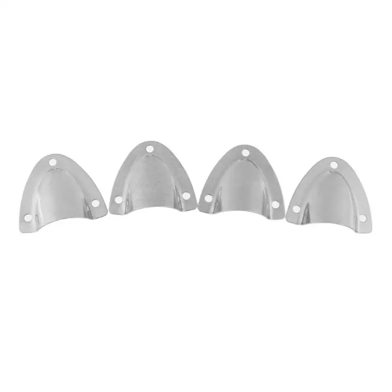 

4pcs Stainless Steel Large Clam Shell Vent Wire Cable Cover for Boat Marine