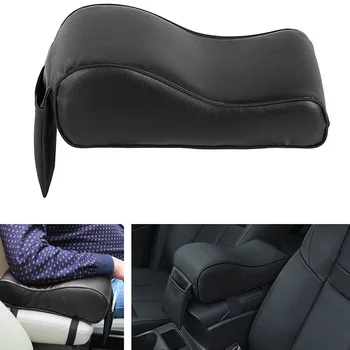 

1*Car Seat Armrest Cushion New Durable PU Leather Car SUV Center Box Armrest Console Soft Pad Cushion Cover Memory Cotton Foam