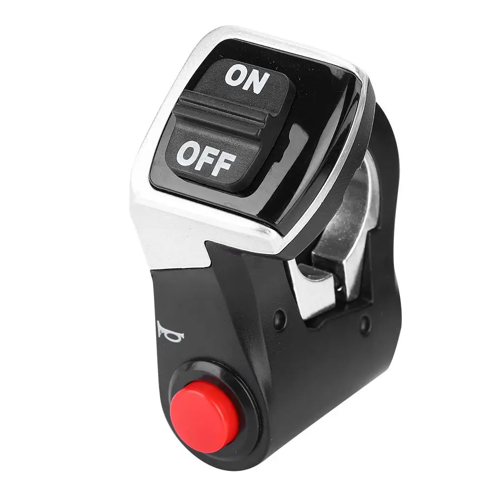 

2 in 1 Light Horn Switch Button Front Head Lamp Bell Switch Button for Electric Bicycle Mountain Bike E-Bike Scooter