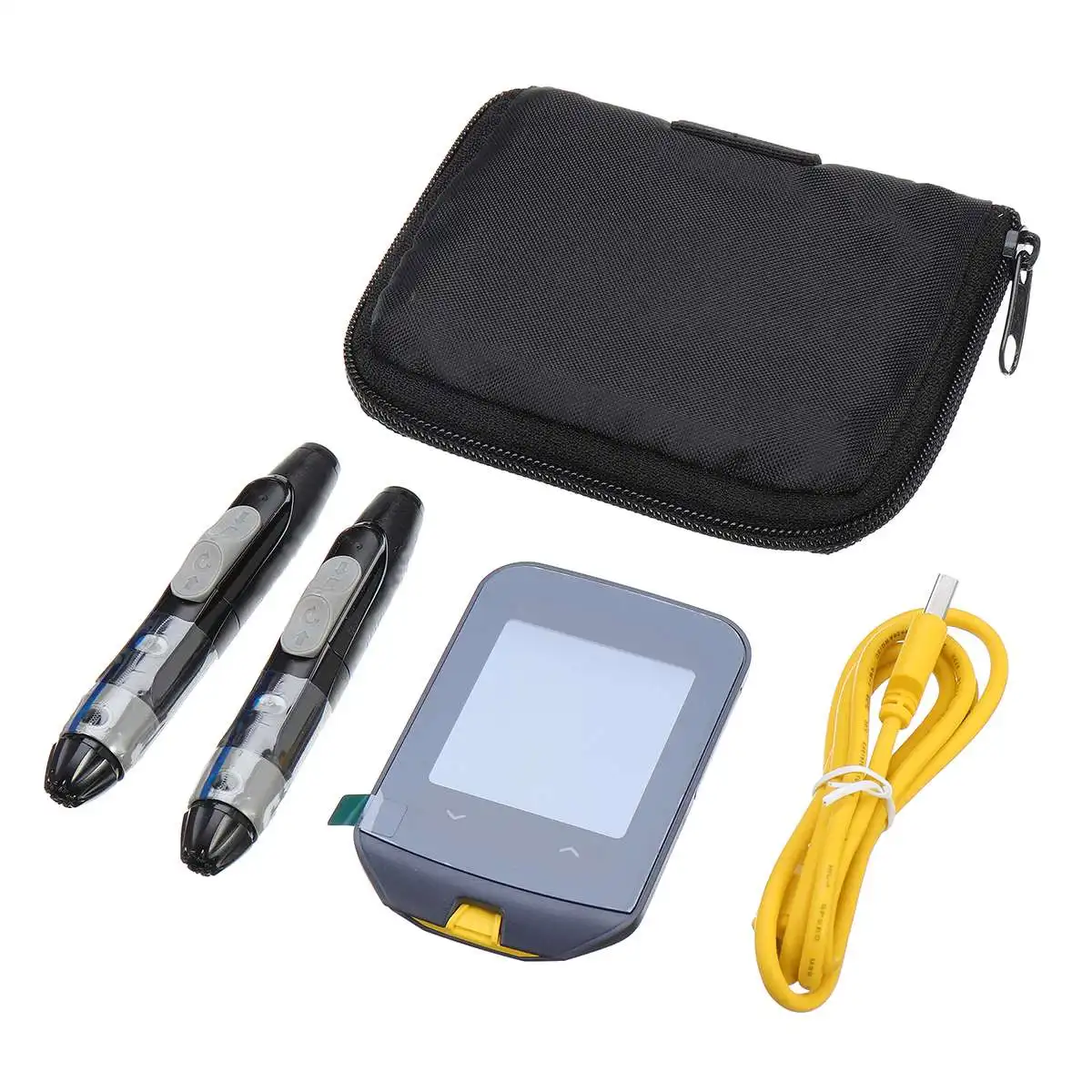 

1 Set Blood Glucose Meter Monitor Lancing Device Medical Diabetic Test Strips Diabetes Glucometer Household Health Monitors