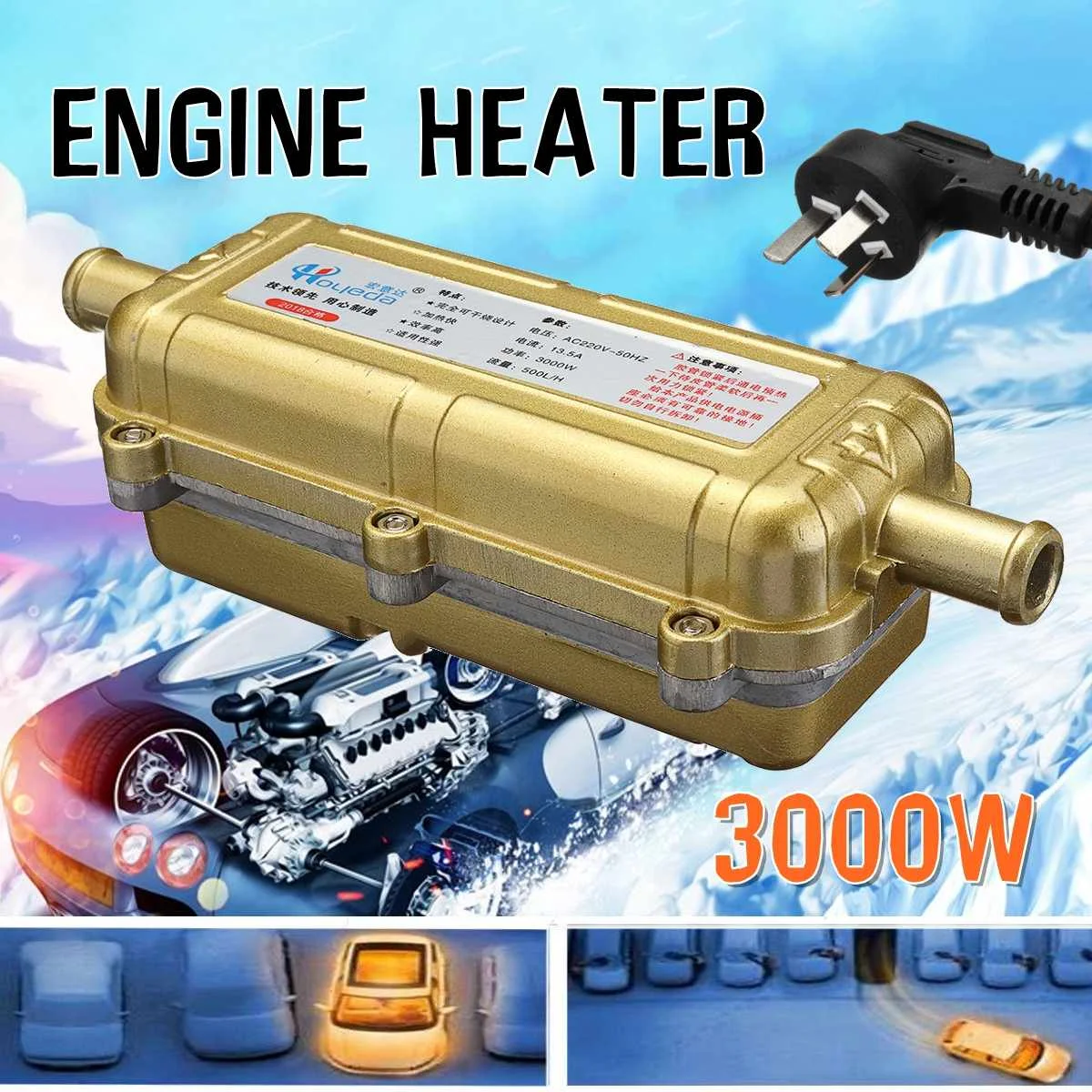 

3000W engine heater gas electric parking heater webastos diesels heater Air Parking Car Preheater Coolant Heating