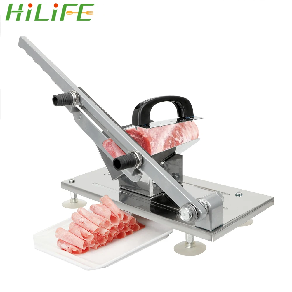  HILIFE Mutton rolls Makers Lamb Beef Slicer Frozen Meat Cutting Gadgets Manual Slicers Cooking Tool - 32953163773