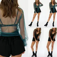 Новое поступление, женские шифоновые Прозрачные Пляжные Чехлы для девочек, комплект бикини, топы, сексуальная пляжная одежда с бантом