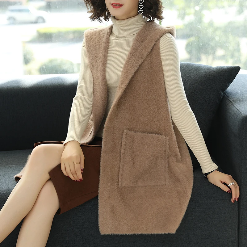 Veste Manteau Couleur Capuche Gilet Lâche Sauvage Hiver Unie Automne À Nouvelle Banlieue Blue 2018 camel Femmes Simple Survêtement white Marque De Ol qwIvXpI