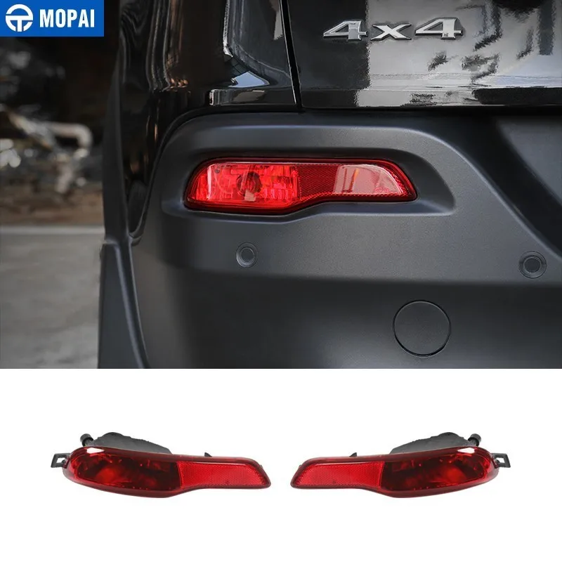 

MOPAI Car Light Assembly for Jeep Cherokee Car Rear Bumper Tail Fog Light Lamp Housing Cover for Jeep Cherokee Car Accessories