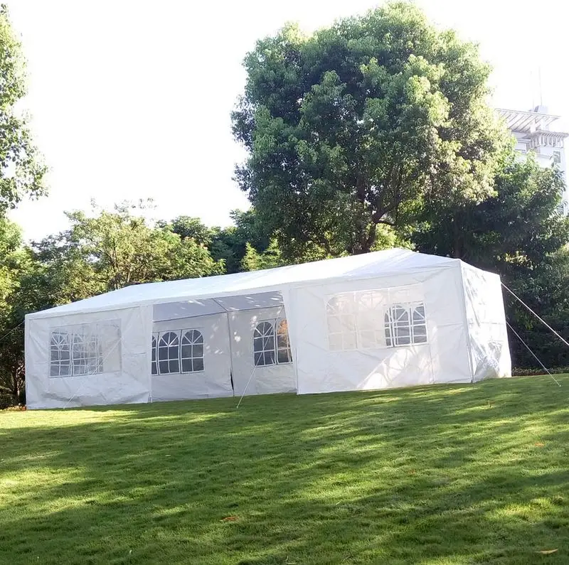 

3 X 9m Seven Sides Portable Home Use Waterproof Tent With Spiral Tubes Beach Sun Awning Tent Shade Sun Protection Garden Awning