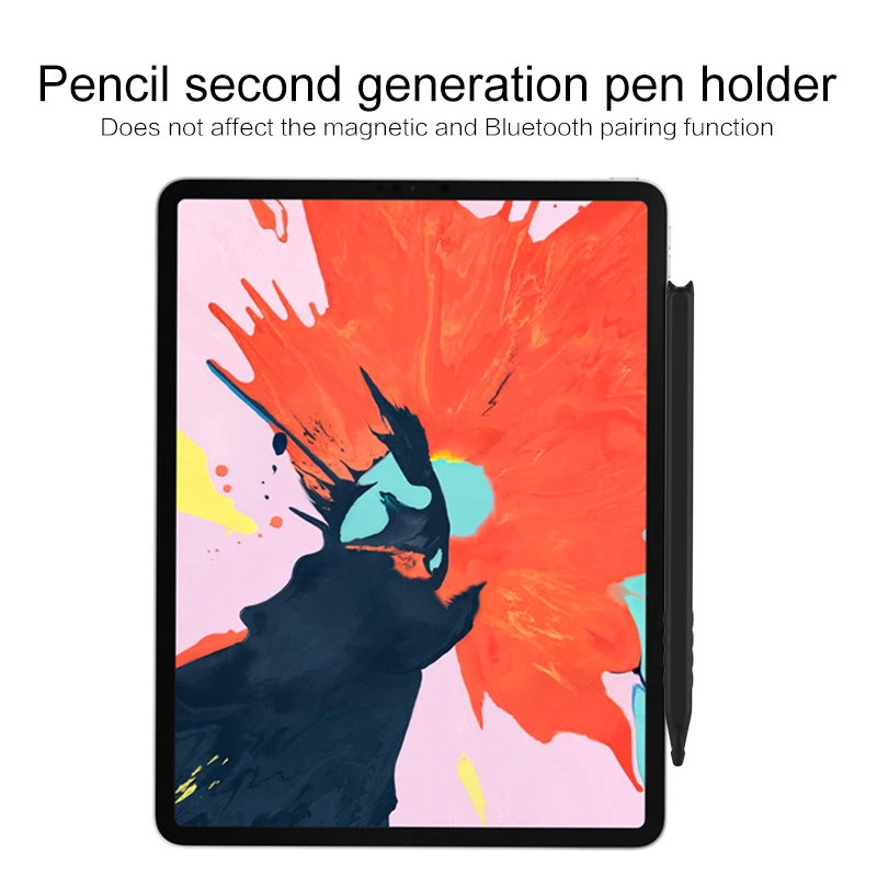 Чехол для Apple Pencil 2, iPad Pro, чехол-карандаш для планшета с сенсорным наконечником, держатель для сенсорной ручки, стилус, 360, полный защитный чехол, сумки