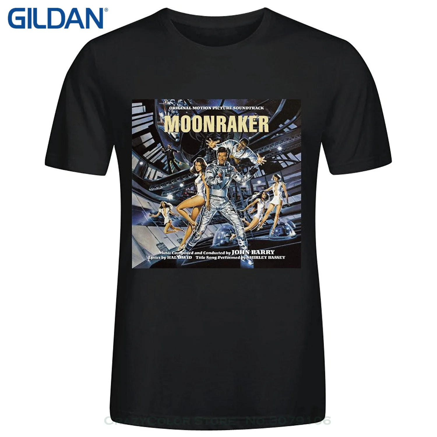 Top Quality 2019 New Brand Men's John Barry Moonraker O Neck Personal T-shirt |