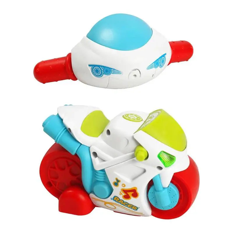 

Random Color Mini Motorcycle Toy Children Music Remote Control Motorcycle Toy Simulation RC Car Models Gifts​