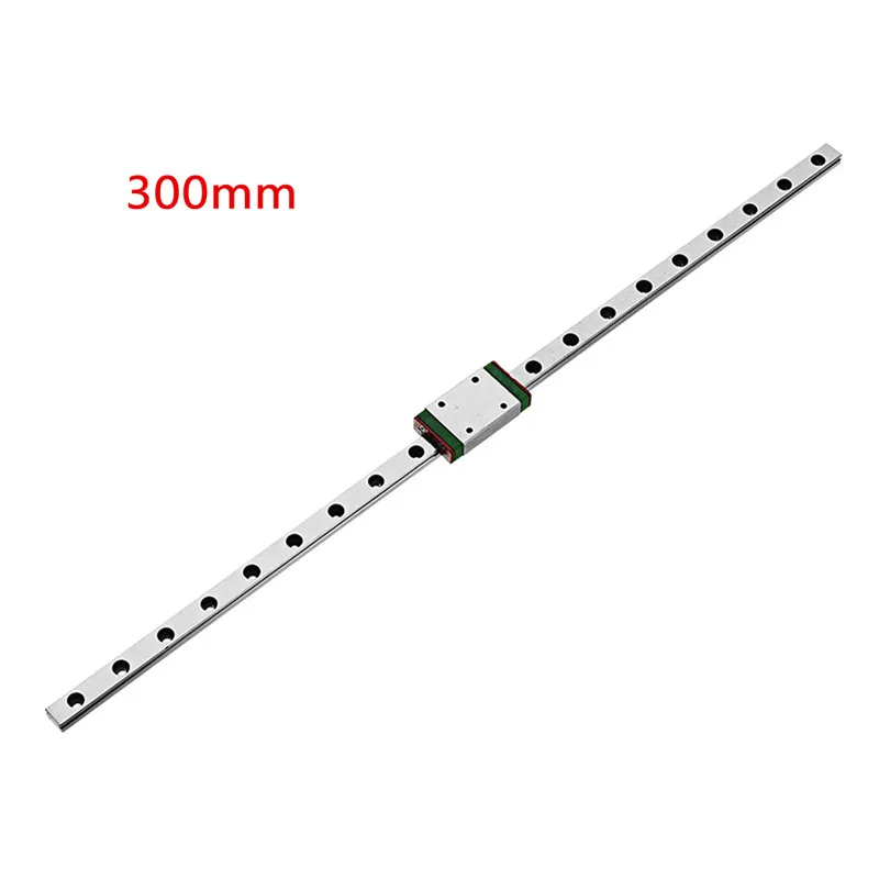 

Suleve 1Pcs 300mm Length Linear Guide Rail with MGN9H Linear Rail Block Carriage Suit for Slider Block 3D Printer CNC Parts