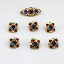 Европейский и американский стиль ретро-Мода Индивидуальный стиль брошь 925 Серебро иглы серьги уха клип набор