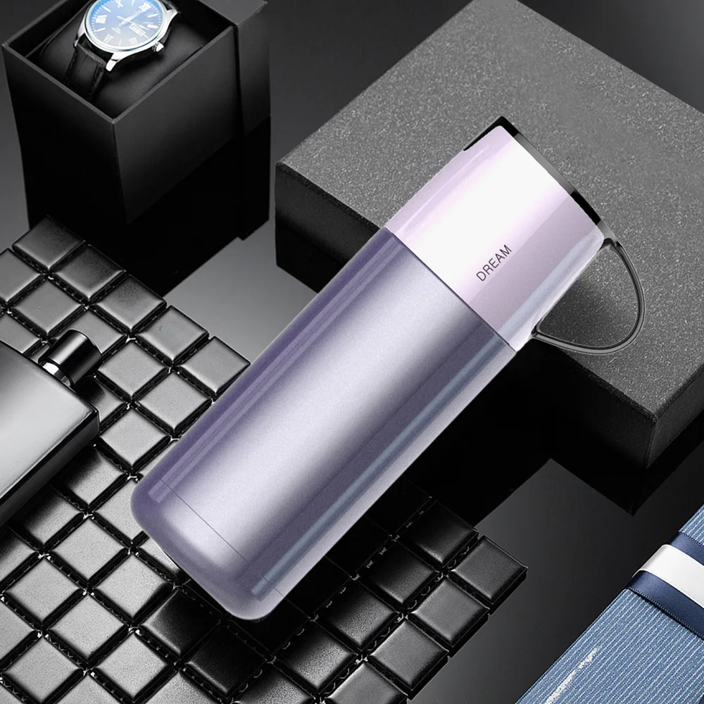 350ML Water Bottle Stainless Steel Vacuum Flask Thermos Cup 12 Hours