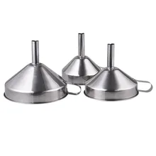 3 шт./компл. Серебрянные из нержавеющей стали широкий рот экологичный кухонная вытяжка легко чистить винный фильтр для воды воронка