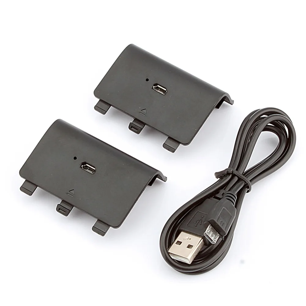 

2pcs 2400mAh Rechargeable Battery for XBOX ONE Rechargeable Backup Battery Pack With USB Cable for XBOX ONE Controller Charger