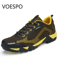 VOESPO 2018 весна/осень Открытый Альпинизм дышащая сетка пара обувь для отдыха спортивная обувь альпинизм Нескользящая одежда обувь