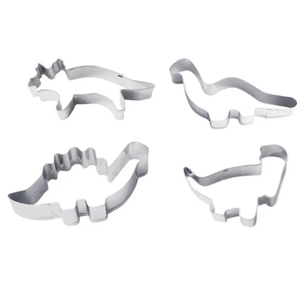

Stainless Steel Dinosaur Animal Fondant Cake Cookie Biscuit Cutter Decorating Mould Pastry Baking Tools