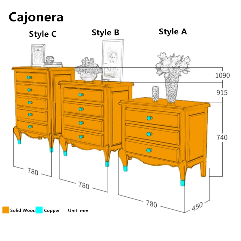 Деревянная винтажная мебель американский кантри cassettiera muebles de sala потертый шик шкаф для хранения гостиной cajoneras de madera