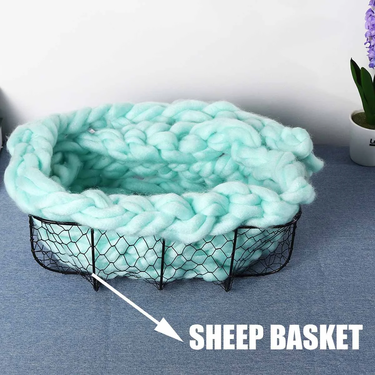 

Newborn Baby Full Month Photograph Backdrop Photo Props Sleep Basket Black or Prop Twist Stuffering Photography Props Blankets