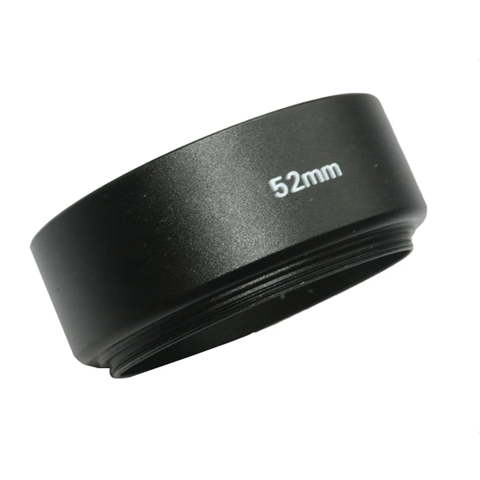 Bakeey 52mm Aluminum Alloy Metal Lens Hood for Canon for Nikon 50mm f1