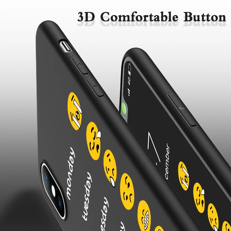 Lovebay Phone Case For iPhone 6 6s 7 8 Plus X XR XS Max 5 5S SE Cartoon Lover Funny Painted Soft TPU For iPhone X Couple Case