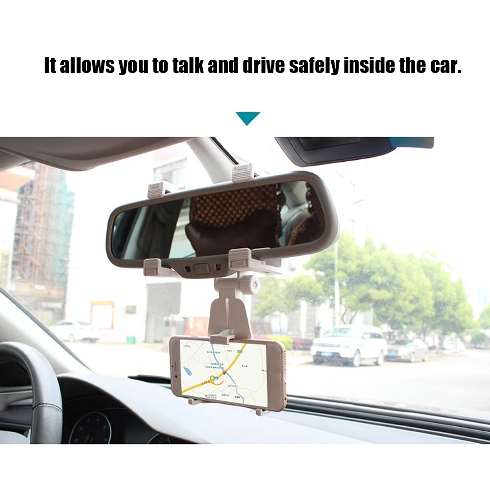 

Adjustable Car Auto Rearview Mirror Bracket Mount Mobile Phone Holder GPS Bracket Stands Car Camera Holder