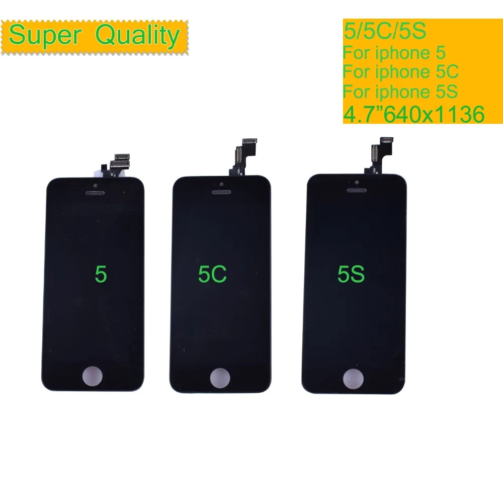 10Pcs/lot For iphone 5 SE 5C 5S Display Touch Screen Digitizer Replacement Assembly for iPhone monitor LCD Complete | Мобильные
