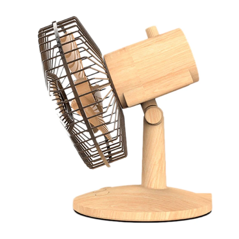 

SANQ Portable small desktop 3 blade cooling fan old-fashioned laptop fan dual-speed adjustment antique fan mini shaking head d