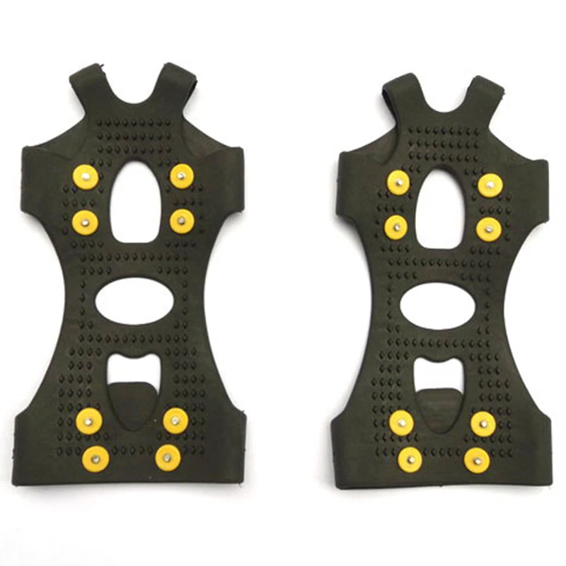 

Multi-Purpose Non-Slip Eight-Tooth Crampons Ice-Snow Rivet Non-Slip Spikes Boots Clip