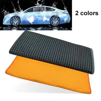 

Auto Care Pineapple Check Car Wash Towel Lint-Free Non-Fading Style Cloth Microfiber Check Car Towel Cloth Brush Clean Tool