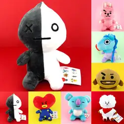 KPOP BTS BT21 плюшевая игрушка куки Подушка Кукла Плюшевая + PP Хлопок животные милые игрушки подарок для маленьких девочек и мальчиков игрушки 20