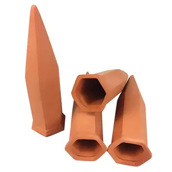 

4 Pcs Ceramics Plant Water Self Watering Spikes Automatic Vacation Plant Watering Devices Garden Water Tool